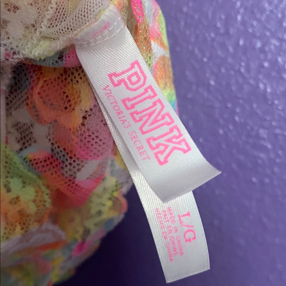 Victoria's Secret Neon Pastel Lace Bralette - Picture 4 of 4